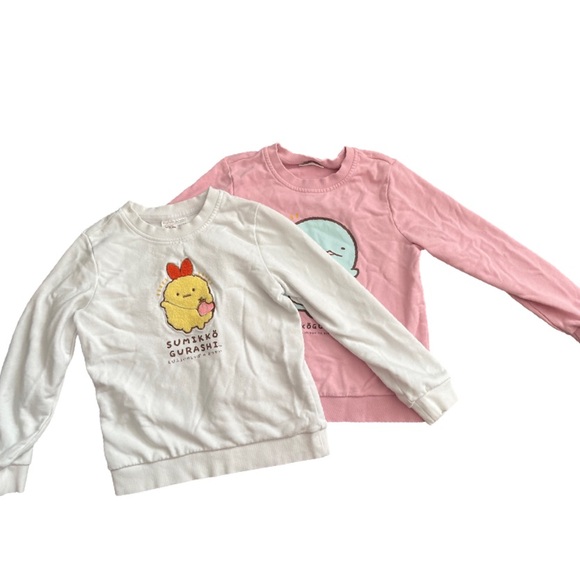 Sumikko Gurashi long sleeve crewneck top bundle (2 pieces) - size 8 - Picture 5 of 5